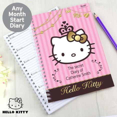 Personalised Hello Kitty Chic A5 Diary Extra Image 1